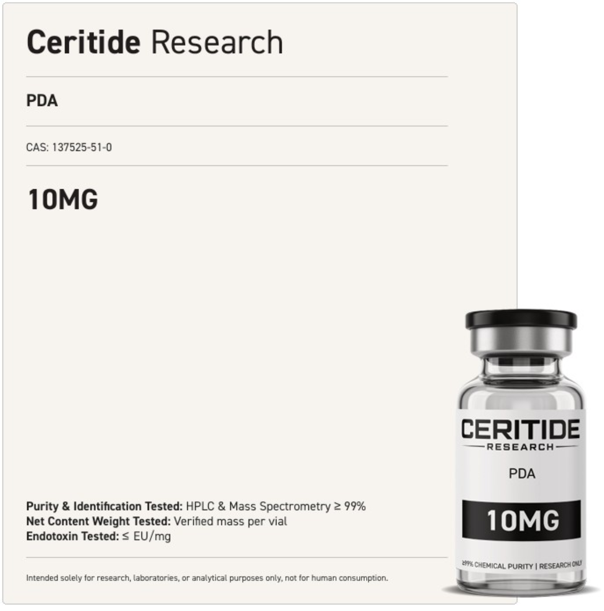 PDA Peptide | Pentadeca Arginate